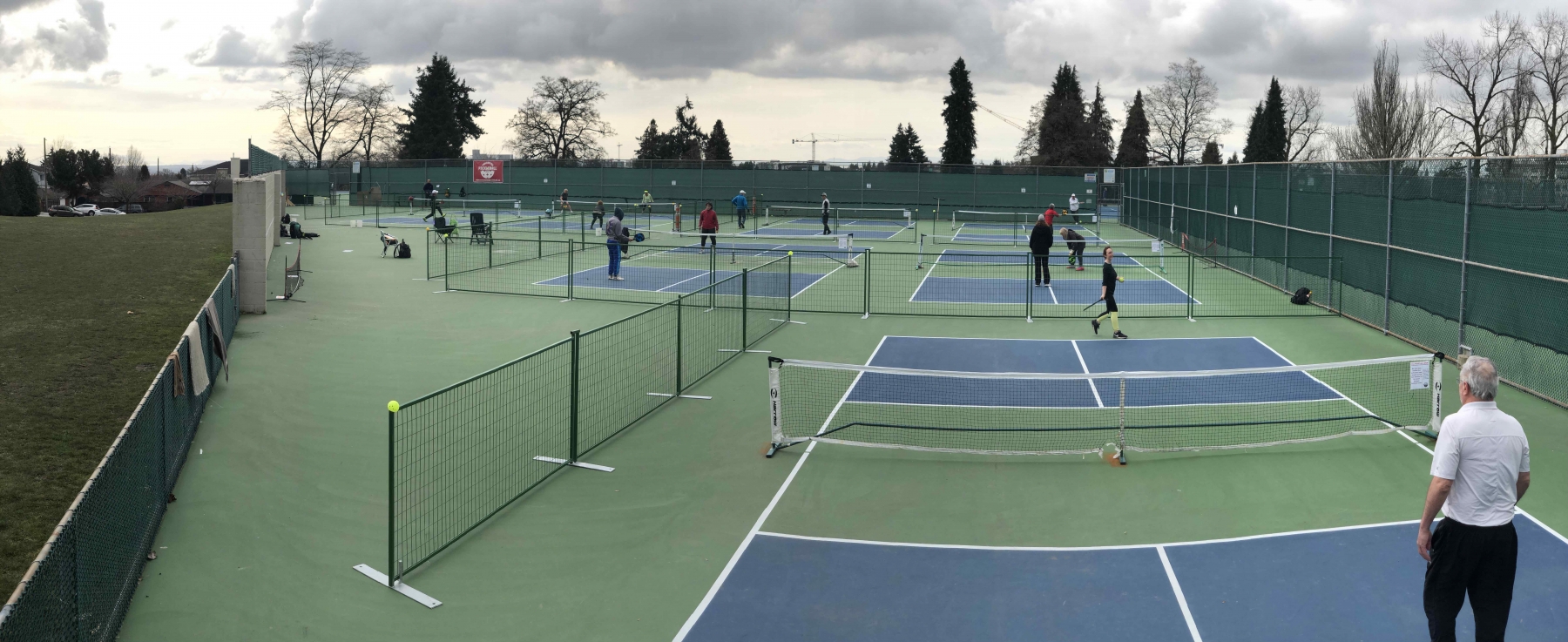 New Safety Fencing at Queen Elizabeth Vancouver Pickleball Association