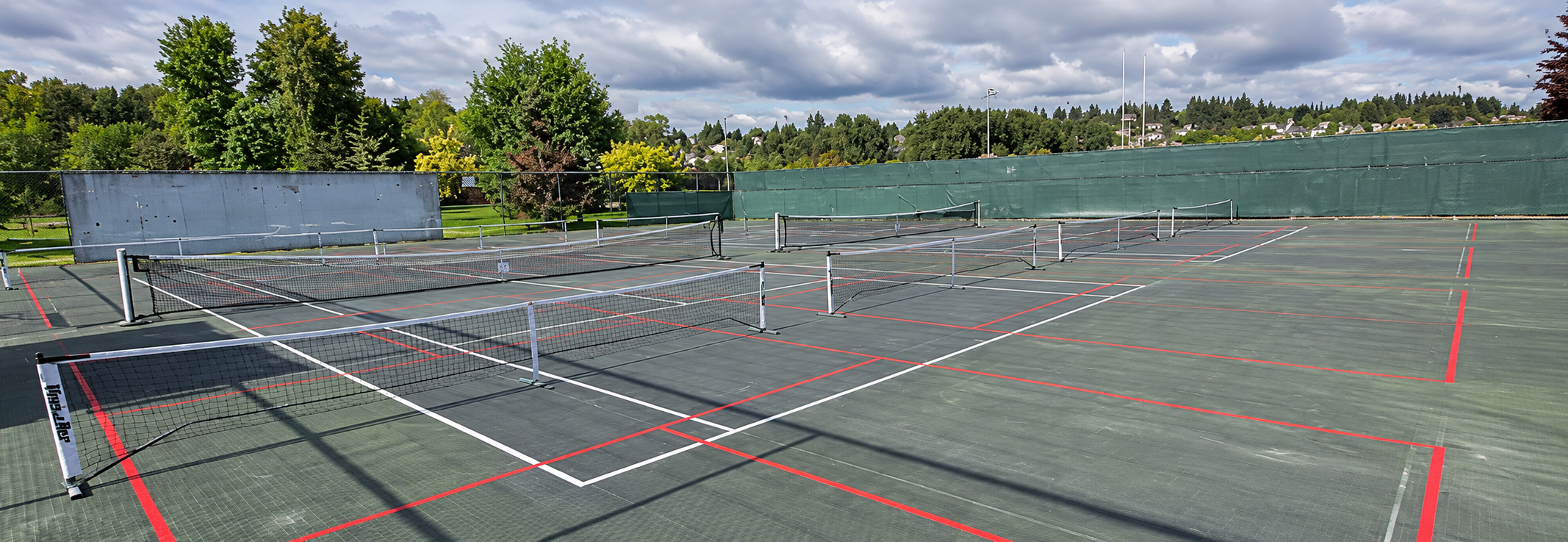 The Jericho Beach pickleball courts